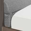 4 Modes Pillow Wedge for Headboard Gap, Foldable Bed Wedge Pillow, Bed Gap Filler King Size Fill The Gap (0-7"), Mattress Gap Filler Long Pillow Between Headboard and Mattress