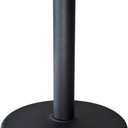 Round Metal Table Base - 24 Inch Cast Iron Base with 4 x 25 Inch High Metal Column for Indoor Outdoor Restaurant