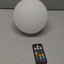 LOFTEK 8-inch LED Night Light Ball: 16 RGB Colors and Dimmable Globe Light with Remote, Upgraded Folding Handle, Seamless Matte Housing, Rechargeable IP65 Floating Pool Light, for Nursery or Decor