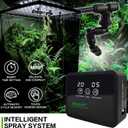 MYGIIKAKA Reptile Fogger Automatic Reptile Mister Fogger for Terrarium, Timed Terrariums Humidifiers for Chameleon/Lizard/Snake/Turtle/Frog