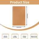 100 Pack A5 Ruled Lined Kraft Notebooks Bulk, Journaling Notebooks, Soft Cover Composition Notebook, 8.3x5.5 Inches 60 Pages Travel Journal Notebooks Set for Work, School, Student, Kids, Writing