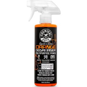 Chemical Guys Signature Series Orange Degreaser Spray - Heavy Duty All Purpose Cleaner for Engines, Tires, Undercarriages, Tools and More, Professional Strength, Breaks Down Grease, Oil & Grime, 16 oz