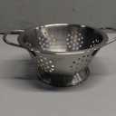 EXCELSTEEL Heavy Duty Stainless Steel Colander 5 Qt | Easy Grip Handles | Self-Draining Base | Mirror Polished | Dishwasher Safe | Pack of 1