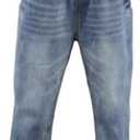 FTCayanz Women's Elastic Waist Cropped Jeans Baggy Drawstring Stretch Denim Pants with Pockets XL
