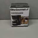 Elite Gourmet EHC-5055 Automatic 5-Cup Brew & Drip Coffee Maker with Pause N Serve Reusable Filter, On/Off Switch, Water Level Indicator (Black)