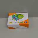 SOSUSHOE 3-in-1 Musical Crawling Turtle Baby Toy - Tummy Time Toy with Smart Obstacle Avoidance, Push-and-Pop Sensory Shell & Sleep Soothing, Baby Infant Toys for 0-12 Months