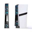 Cooling Fan for PS5 Pro, Efficient Cooler Fan with Adjustable Speed/LED Light, Temperature-Controlled PS5 PRO Cooling Accessories with USB 3.0 Port