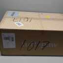 Tuft + Paw Cove Litter Box, High Sided Open Top Designer Litter Box for Large Cats, Built-in Scoop, Brush & Dustpan, Anti-Stick Plastic, Privacy Walls - White/Gray