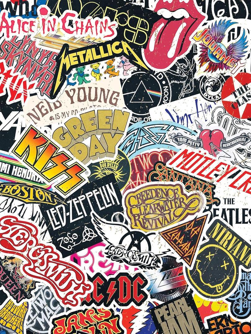 Springbok Rock & Roll 1000 Piece Jigsaw Puzzle for Adults & Family - Poster Now Included - Classic Music Icons, Guitar & Band Art - Unique Cut Pieces - Made in USA