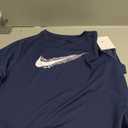 Nike Kids' Multi Dri-FIT Short-Sleeve Top (X-Large, Midnight Navy/White)