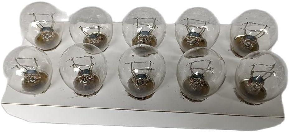 10Pcs Electric Forklift Light Bulb 1157 BAY15D 48V 25W 10W 25/10W for Rear Tail Parking Brake Lights 48 Volt 25 10 Watt Running Back Up Reverse Turn Signal Light Lamp Bulb