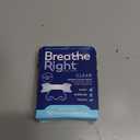 Breathe Right Nasal Strips, Clear Small/Medium Nose Strips, Snoring, Nasal Congestion, Deviated Septum, Allergies, 30 Ct