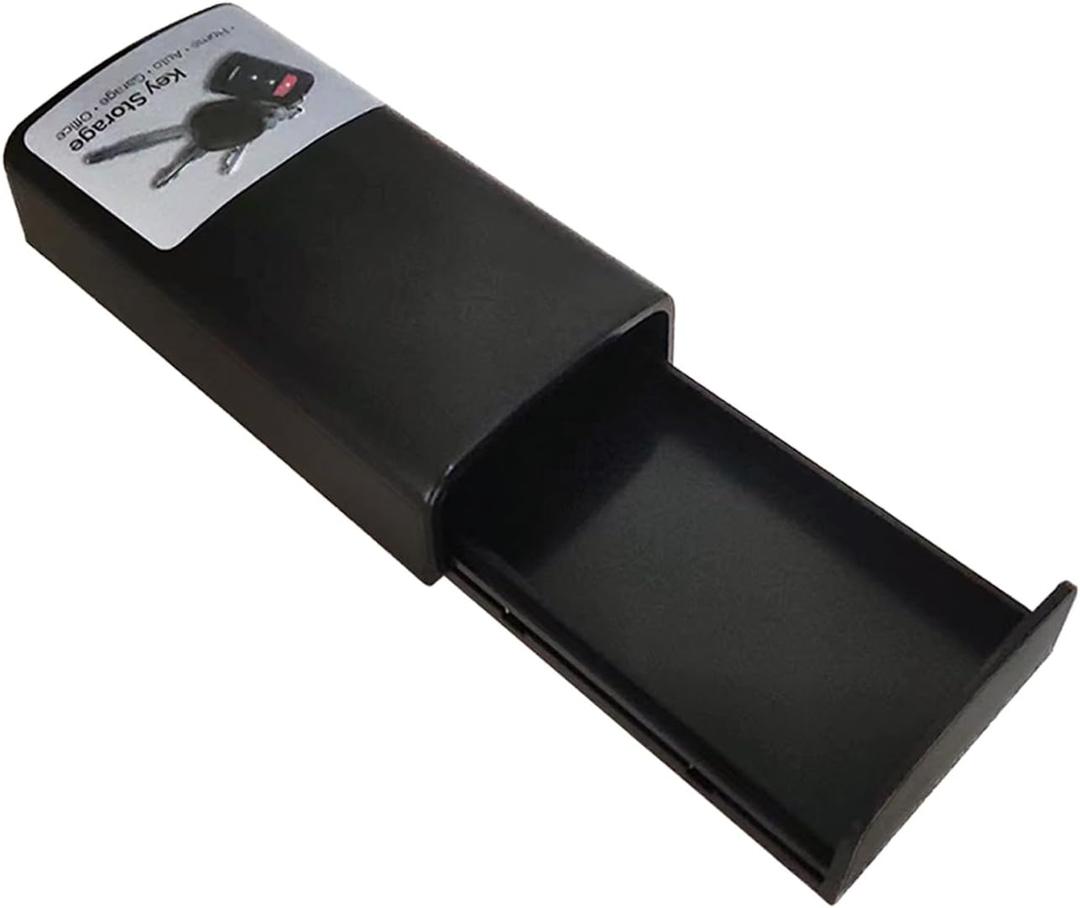 Magnetic Key Box Hide a Key Outside Strong Magnet Spare Key Hider Secret Key Holder Under Car for Car Home Garage Office Safe Emergency Key Case