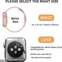 16 Pack for Apple Watch Bands with Screen Protector & Organizer Women Men | Compatible with Apple Watch 40mm 41mm 42mm 44mm 45mm 46mm Series 11/10/9/8/7/6/5/4/SE/SE 2/SE 3