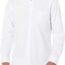 Men's Button-Down Long Sleeve Casual Pocket Oxford Shirt, XL
