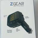 Zgear Fm Transmitter and Fast Charging Car Charger 12 watt 2.4 amp Aux & USBport