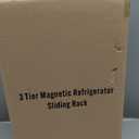 OCG 4-Tier Pull Out Kitchen Cabinet Spice Rack Holder Shelves (5" W x 21" D), Slide Out Slim Storage Wire Baskets for Storage Organization, Narrow Pull Out Storage for Narrow Space