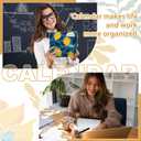 ReliThick 6 Pcs 2026 Pocket Calendar for Purse Monthly Planner Notebook Small Pocket Calendar Journals Notepads Appreciation Present Gift for Women Teacher School Office(Artistic Flowers)