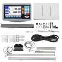 2-Axis Digital Display RPM Display Linear Scale Encoder DRO Kit 350mm+700mm for CNC Milling Machine Metal Lathe with Instruction Manual