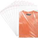 WIKDAY Self Sealing Cellophane Bags 120PCS 9X12 Inches Clear Plastic Shirt Packaging Bags with Seal Sealable for Gift Giving, Packaging Products, Party Favors, Small Business