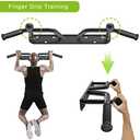 Kipika Heavy Duty Wall Mounted Doorway Pull Up Bar, Multifunctional Chin Up Bar, Portable Fitness Door Bar, Body Workout Home Gym System (Multi Handle with Ball)