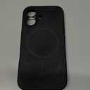 Miracase Compatible with iPhone 16 Case, [Soft Anti-Scratch Microfiber Lining], Compatible with MagSafe, Liquid Silicone Case Shockproof Drop Protection Phone Case for 16,Black