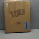 Dog Gate Wooden Freestanding Pet Gate3 Panel 23.6" Height White Indoor Dog Fences,House Gate for Doorways & Stairs