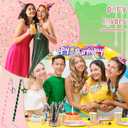 24 Pcs Halloween Witch Star Pens Stripe Rollerball Ink Ballpoint Pen Witch Birthday Gifts Halloween Party Decorations Star Fairy Supplies for Teens Adults School Office Home