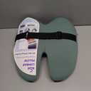 C CUSHION LAB Extra Dense Lumbar Pillow - Patented Ergonomic Multi-Region Firm Back Support for Lower Back Pain Relief - Lumbar Support Cushion with Strap for Office Chair, Car, Sofa - Wellness Green