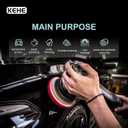 100-Pack 5 Inch 8 Holes Hook and Loop Sanding Discs,80/120/150/240/400 Grit Blue Sandpaper for Random Orbital Sander