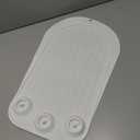 Silicone Mixer Slider Mat for Kitchen Aid 4.5-5 Qt Tilt Head Stand Mixer with Attachments Storage Countertop Mover Tray Attachment Non-Slip Pad (White)