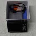 Upgrade Digital Camera, 56MP FHD 1080P for Kids with 16x Zoom Anti Shake, 32GB TF Card, Two Batteries, Lanyard, Compact Small for Boys Girls Black