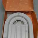 Meow Manor Cat Door Interior Door - No-Flap, Interior Cat Door for Cats Up to 20 lbs, Easy DIY Setup, Secured Installation in Minutes, No Training Needed (Original, White)