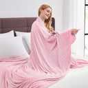 Topcee Cooling Blanket, Summer Cooling Blankets for Hot Sleepers, Arc-Chill Q-Max>0.5 Cool Fiber, Oeko-TEX 100% Certified, Soft, Breathable, Double-Side Bed Throw,Keep Cool for Adults Kids 90"x90"
