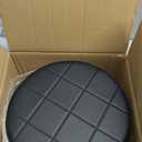 Low Height Rolling Stool Modern Roller Seat Short Stool with Universal Caster, Round Roller Chair,Low Chair for Home Office Garage Shop 