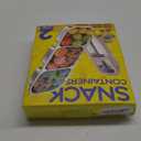 2Pack Stainless Steel Snack Containers for Kids Adults, Reusable 2 Compartment Snackle Box Container with Leakproof Lids Metal Bento Lunch Boxs Food Storage Containers for Travel Picnics Office School