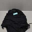 Aqua Eve Plus Size Swimsuits One Piece Bathing Suit for Women Tummy Control Sexy Halter Swimwear Solid Black 16W