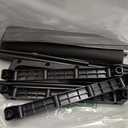 SAN HE Long Shoe Rack-Shoe Organizer 3 Tier Shoe Rack for Closet Front Door Entryway Garage, Stackable Free Standing and Freely Combinable Shoe Storage, Space Saving Small Shoe Shelves.