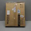 VASAGLE Round Side Table with Lower Shelf, End Table for Small Spaces, 1 pack
