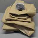 WENNFOUR Car Seat Covers Full Set,Luxury Leather Seat Covers for Cars,Universal Waterproof Interior Seat Covers, Automotive Car Seat Cover for Most Vehicles,Truck,SUV Beige