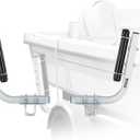 VEVOR Boat Trailer Guides, 18.5 in/20.5 in Height Adjustable Trailers Guide, 2PCS Thickened High-Duty Steel Trailer Guide-Ons with Smooth Roller Guidance, for V-Hull Boats, Small to Mid-Size Boats