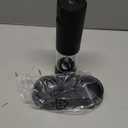 Electric Salt and Pepper Grinder Set Automatic Battery Pepper Mill Shakers Adjustable Coarseness Upgraded Larger Capacity with Led Home and Kitchen Appliances Birthday Gifts for Women Mom (Black/Black)