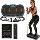 Powerfit Vibration Plate Exercise Machine - Waver Full Body Vibration Platform for Weight Loss & Lymphatic Drainage