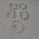 ResOne 7Ft Soft Adult Oxygen Nasal Cannula 5-Pack - Curved Prongs, Crush-Resistant Tubing - Nasal Tubes, Oxygen Concentrator Supplies - Soft Curved Nose Piece, Standard Size, Standard Flow 6 LPM (Clear)