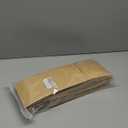 Pack of 50 Kraft Paper Coffee Bag with One-Way Degassing Valve, Stand-up Resealable Zipper Lock, High Barrier Side Gusset Coffee Package Bags, Size 4.33 x 3.15 x 11.8" for 16oz/1lb/500g