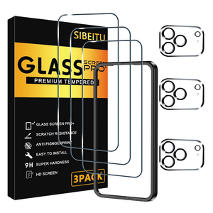 Ailun 3 Pack Screen Protector for iPhone 17 Pro Max [6.9 inch] + 3 Pack Camera Lens Protector with Installation Frame,Dynamic Island Compatible,Case Friendly[Not for iPhone 17/17 Pro/iPhone Air]