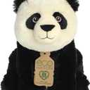 Aurora Eco Nation Eco Hugs 11" Panda Responsibly Made Stuffed Animal, Medium