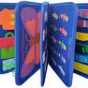 Toddler Busy Board Montessori Toys for 1 2 3 4 Year Old, Sensory Board Educational Activities for Learning Fine Motor Skills, Gifts for Girls Boys, Travel Toys for Airplane Car