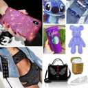 Big Pack 4mm 25000PCS Resin Rhinestone Flatback Round AB Jelly Color Rhinestones for Nail Art, Bottles, Makeup Clothes Shoes Cup DIY Crafts Supplies (49 Yellow AB)