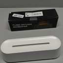 7Color Flame Diffuser, Bonfire Diffuser,Fireplace Diffuser 10.7"3"3.1" (White)